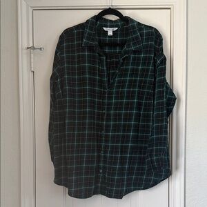 Green Plaid Shirt